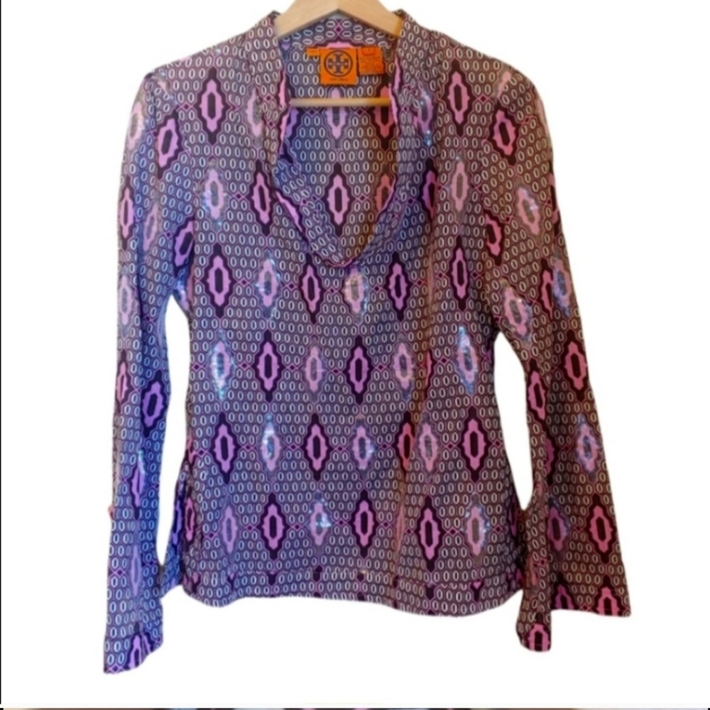 Tory Burch Cotton Lightweight Shirt Womens Size 2
